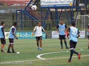 San Carlos entrenó de forma normal este jueves. Foto adsancarlos.net
