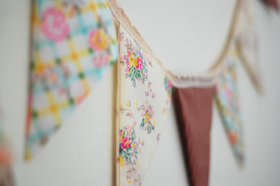 girly bunting
