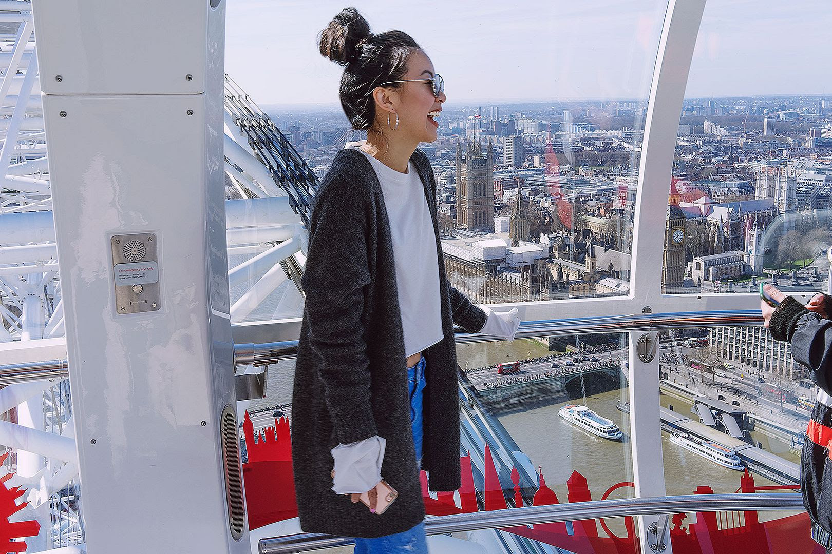 view from London Eye