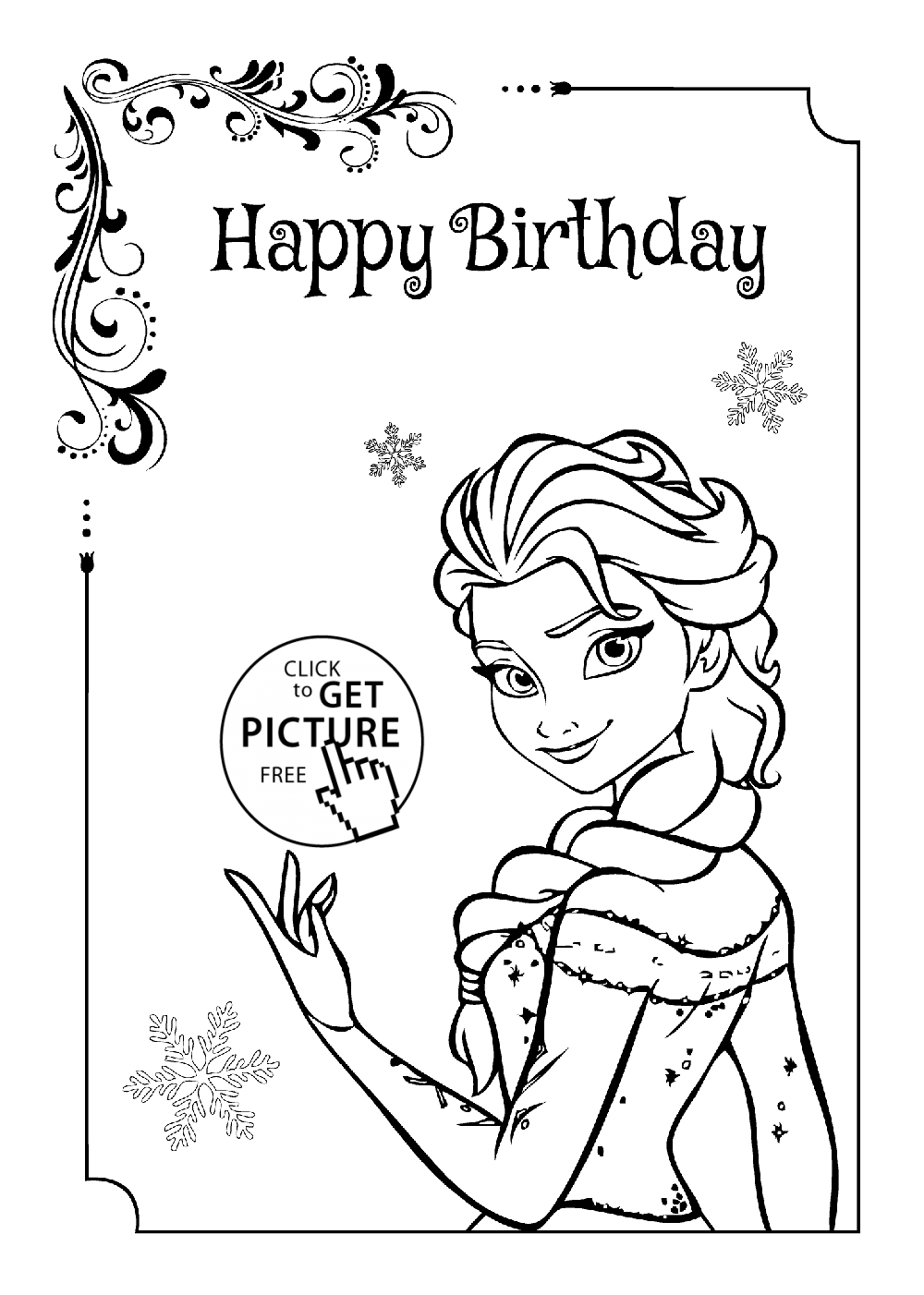 Personalized Happy Birthday Coloring Pages at GetColorings ...