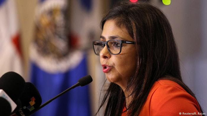 Dominikanische Republik OAS - Venezuela Außenministerin Delcy Rodriguez (Reuters/R. Rojas)