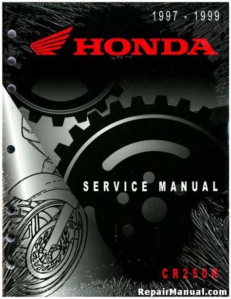 PDF Honda Cr250r 1997 1999 Factory Repair Workshop Manual