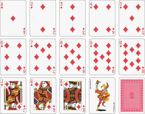 Different playing card vector graphic 03 - Vector Card 