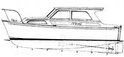 Cabin Cruisers, Launches, Runabout Boat Plans by Pelin