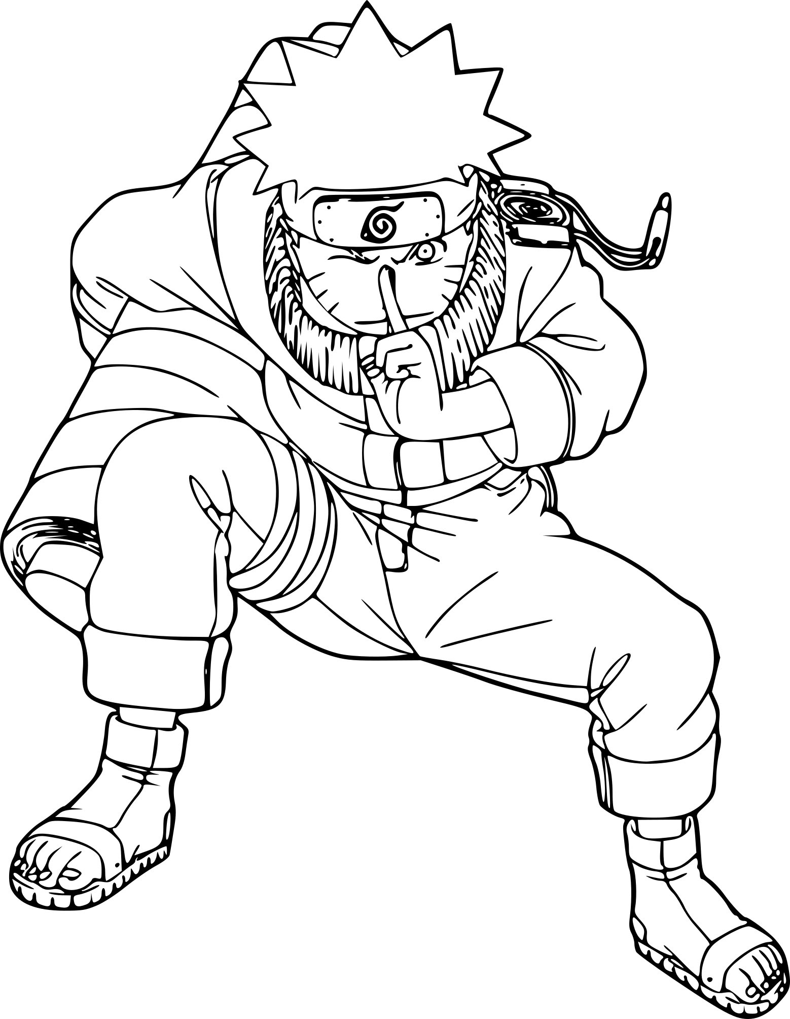 Coloriage Naruto et dessin à imprimer