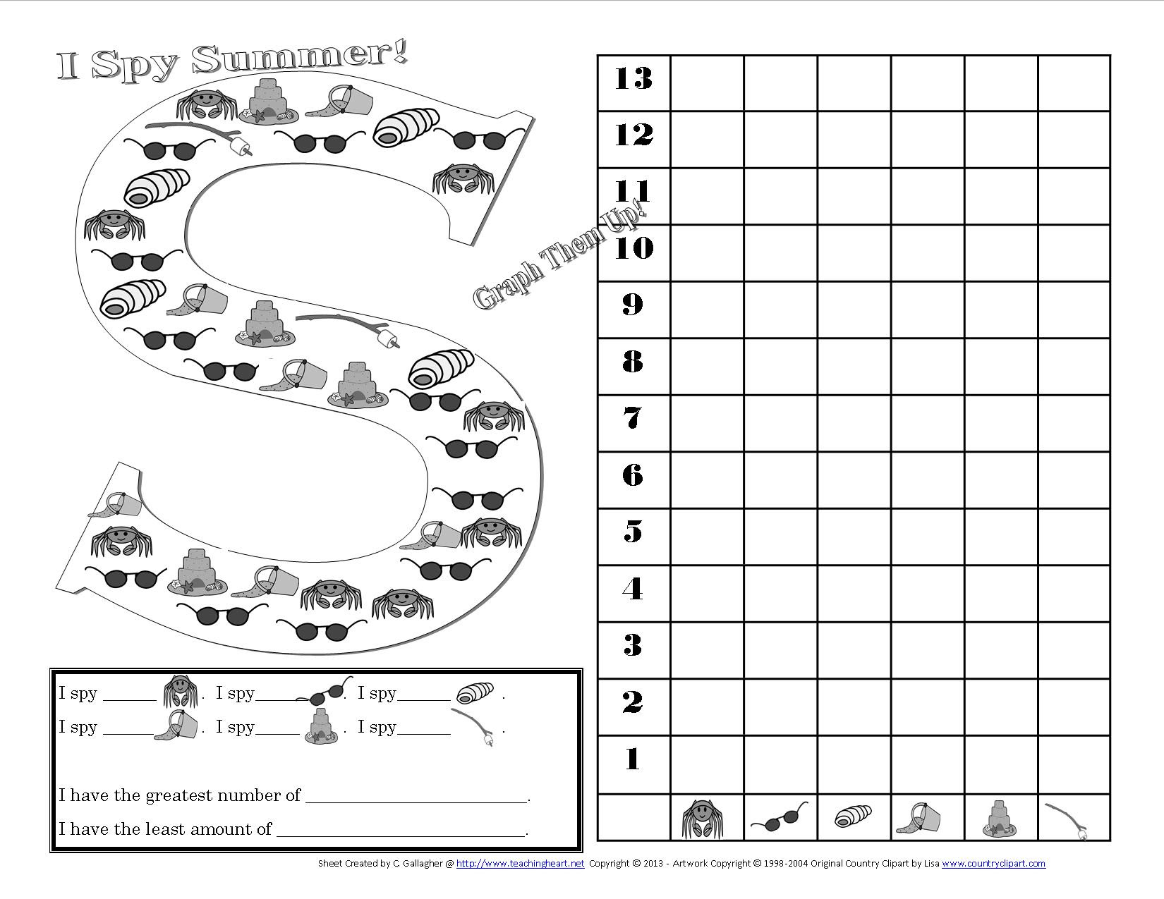 Many FREE Summer Themed Worksheets! - Classroom Freebies