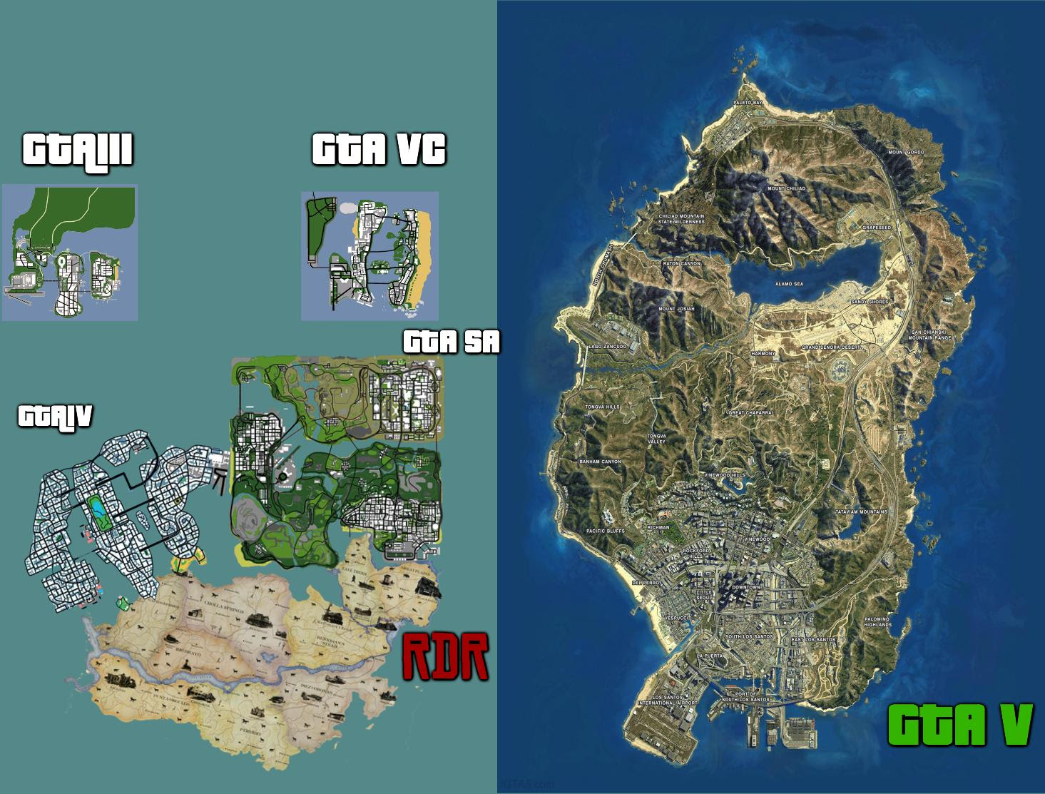 Red Dead Redemption 2 Map Size Comparison Maps Catalog Online