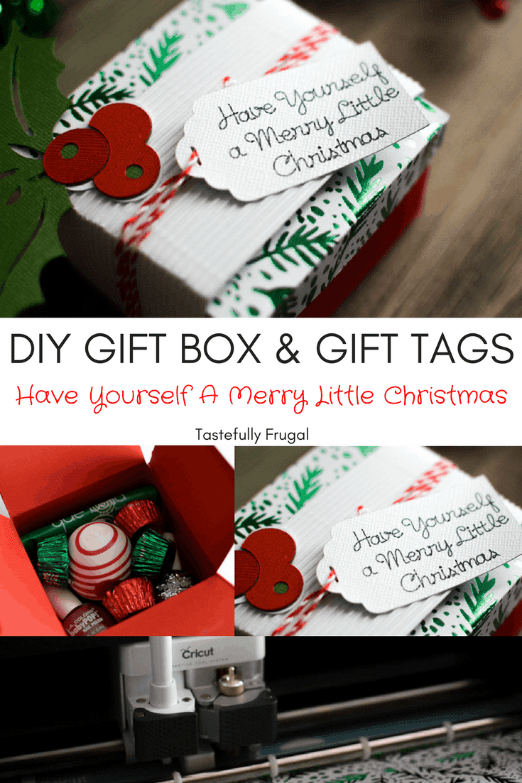 DIY Gift Box & Tag With Cricut - Tastefully Frugal