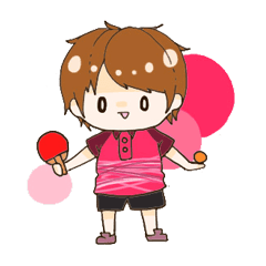 卓球部 Lineクリエイターズスタンプ Lineで使えるスタンプを紹介 スタンプひろば