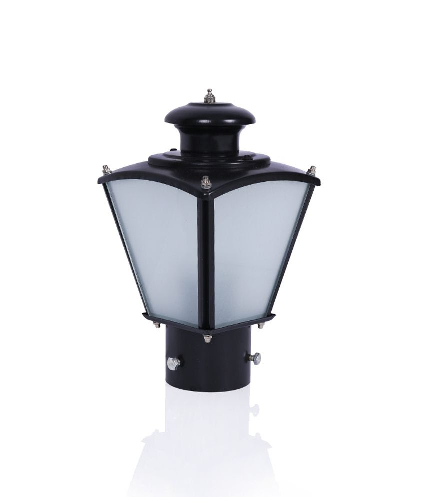 Fos Lighting Classic Black Small Outdoor Gate Light: Buy ...