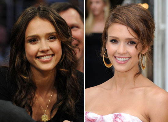 jessica alba hair color. Jessica Alba added just a few