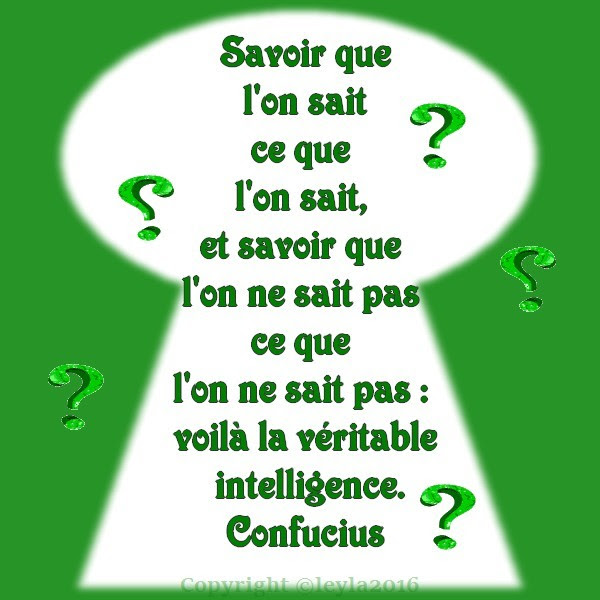 Citation Savoir Que L On Sait Ce Que L On Sait