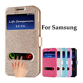 New Luxury View Window Ultra Flip Leather Case For Galaxy note5 Slim Stand Holster Mobile Phone Cover n9200