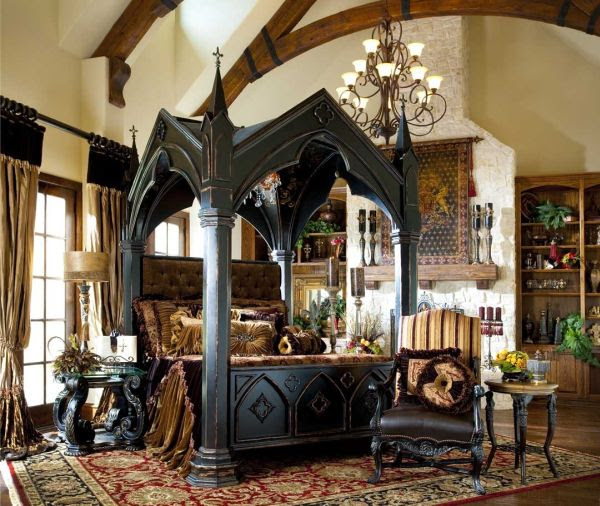 13 Mysterious Gothic Bedroom Interior Design Ideas
