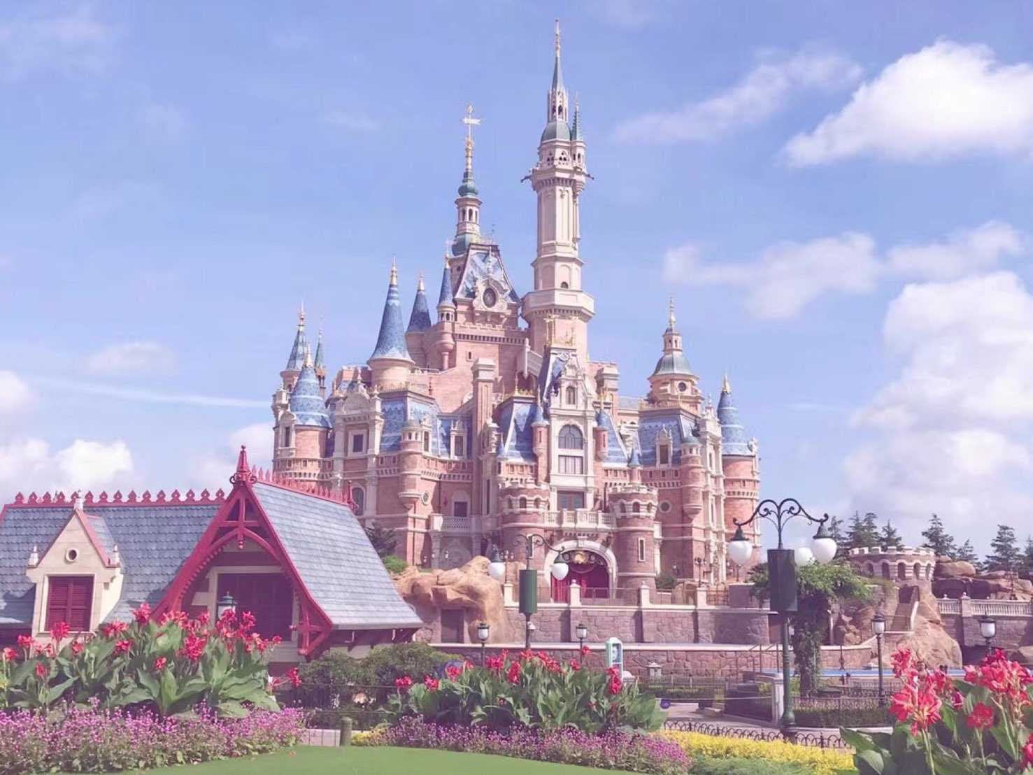 迪士尼背景图城堡 万图壁纸网
