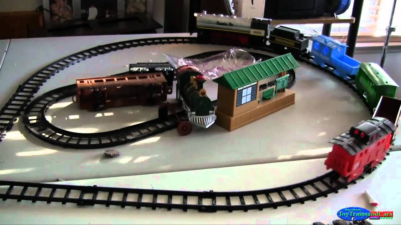 Cheap Santa Fe Train Set - YouTube