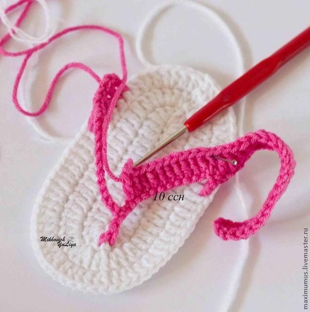 Sandale Bebe Avec Son Pas A Pas En Images Modeles Pour Bebe Au Crochet