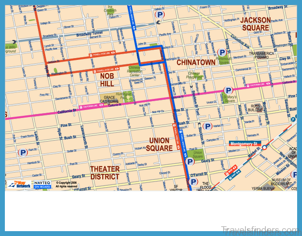 San Francisco Chinatown Map Travelsfinders Com