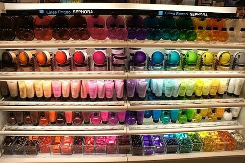 rainbow colored soaps