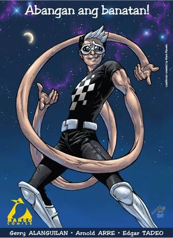 Lastikman in his latest incarnation. Image by Gerry Alanguilan