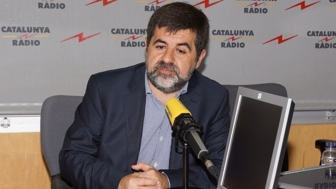 Jordi Sànchez als estudis de Catalunya Ràdio