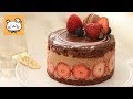 チョコレート イチゴ ケーキ 114729