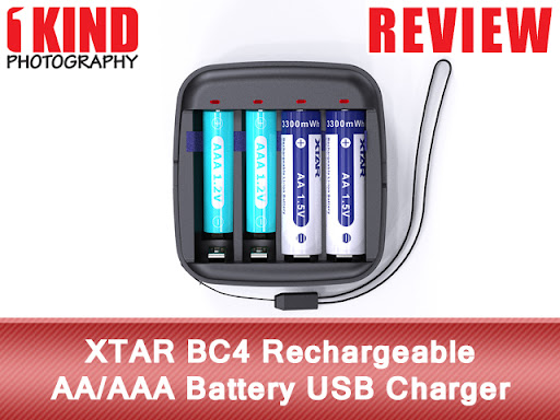 Review: XTAR BC4 Rechargeable AA/AAA Battery USB Charger
