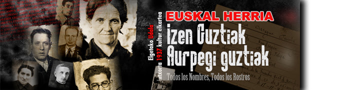 Lista de victimas del Franquismo en Euskadi