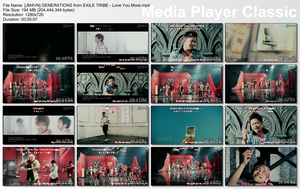 Jpop Pv Generations From Exile Tribe Love You More Unmei 運命 Fansub