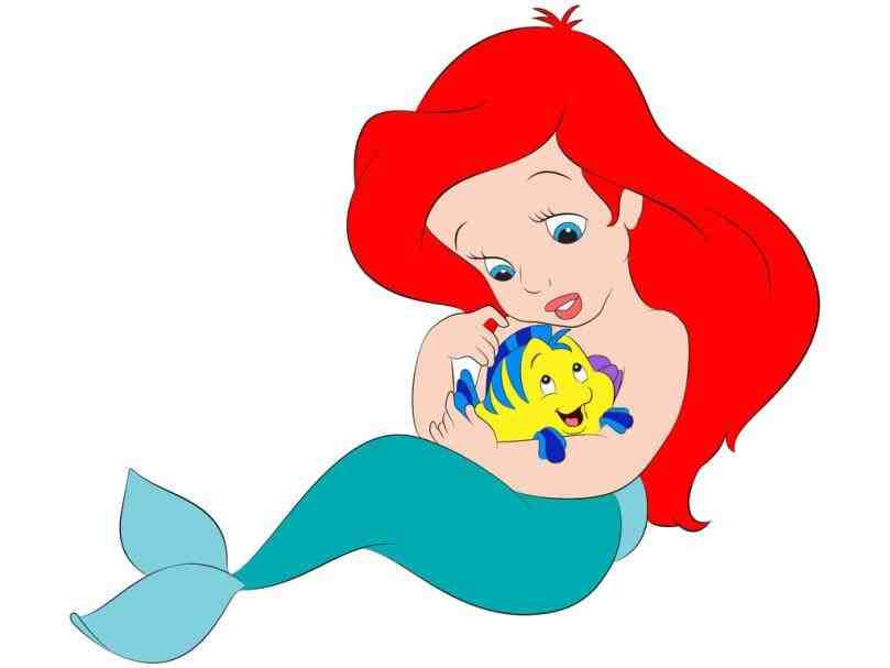 Download Baby Mermaid Clipart at GetDrawings | Free download