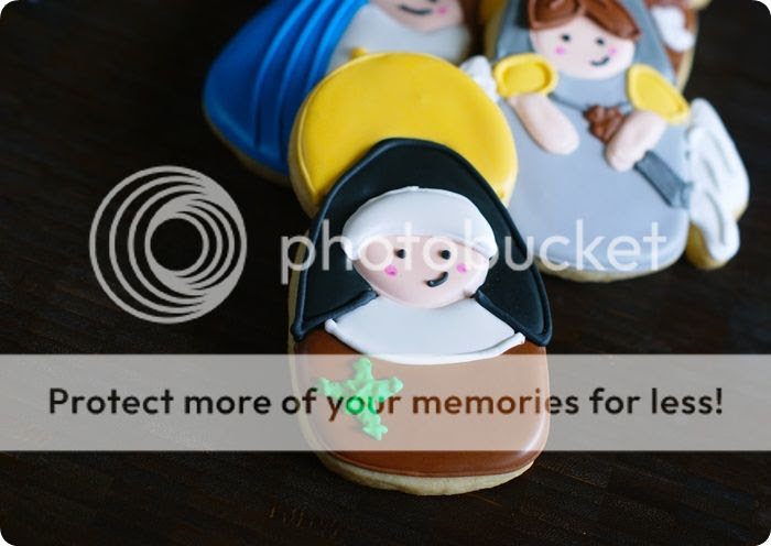 all saints day cookies, st. brigid (or st. bridget) of ireland...post features 5 saint cookie designs