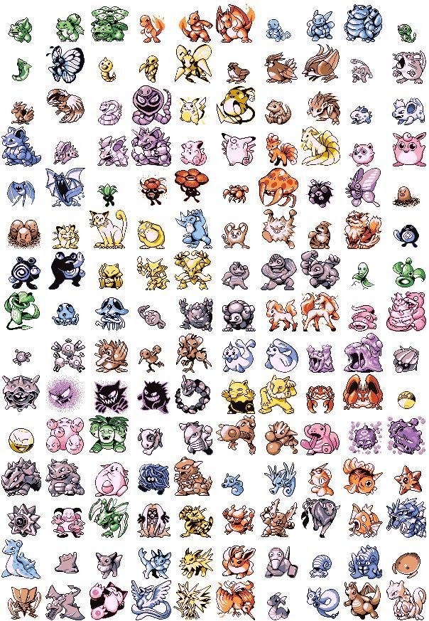 画像 ゲームボーイ時代のポケモンのドット絵ヤバすぎるｗｗｗ げぇ速
