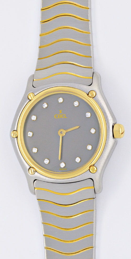 Foto 2, EBEL DA SPORT CLASSIC CLASSIQUE, DIAMANT-ZIFFERN TOPUHR, U1151