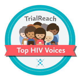 TOP HIV Voices badge