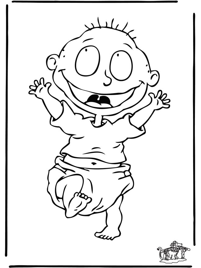 Rugrats Christmas Coloring Pages