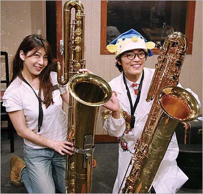 さかなクンと美人サックス奏者 小林香織が熱愛交際寸前 週刊誌フラッシュにツーショット写真 親密な関係 画像あり 今日の最新芸能ゴシップニュースサイト 芸トピ