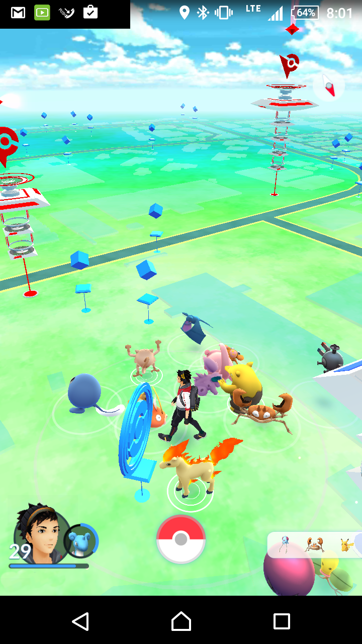 ポケモン大量発生 アイテム大量発生イベント時の画像 ポケモンgo 主張