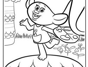 Free Printable Coloring Pages Disney Troll