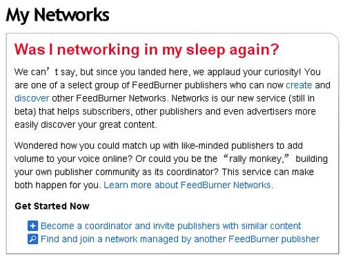 Feedburner Networks
