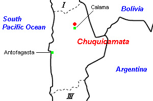 Chuquicamata チュキカマタ チリの鉱山