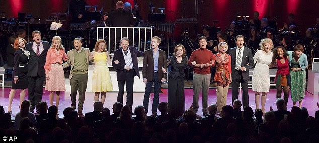 Short but sweet: The entire cast close the show at the end of its four-night run