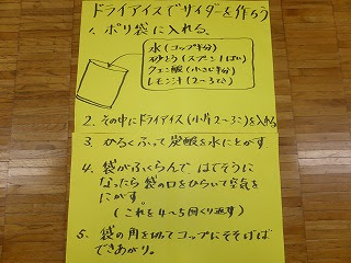 サイダーを作ろう 島田第二小学校