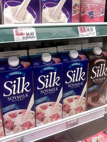 Silk soy milk label