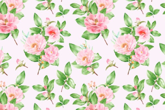 Quotes Floral Seamless Pattern Pattern by lukasdedi store use them with your Cricut machine to make some adorable fall crafts! #svg #svgfile #freesvg #pumpkin #fall #cricut