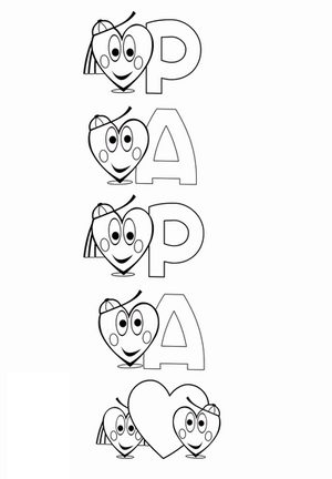 Fete Des Peres Coloriages Papier A Lettres Coloriage Lettre Coloriages A Imprimer Fete Des Peres
