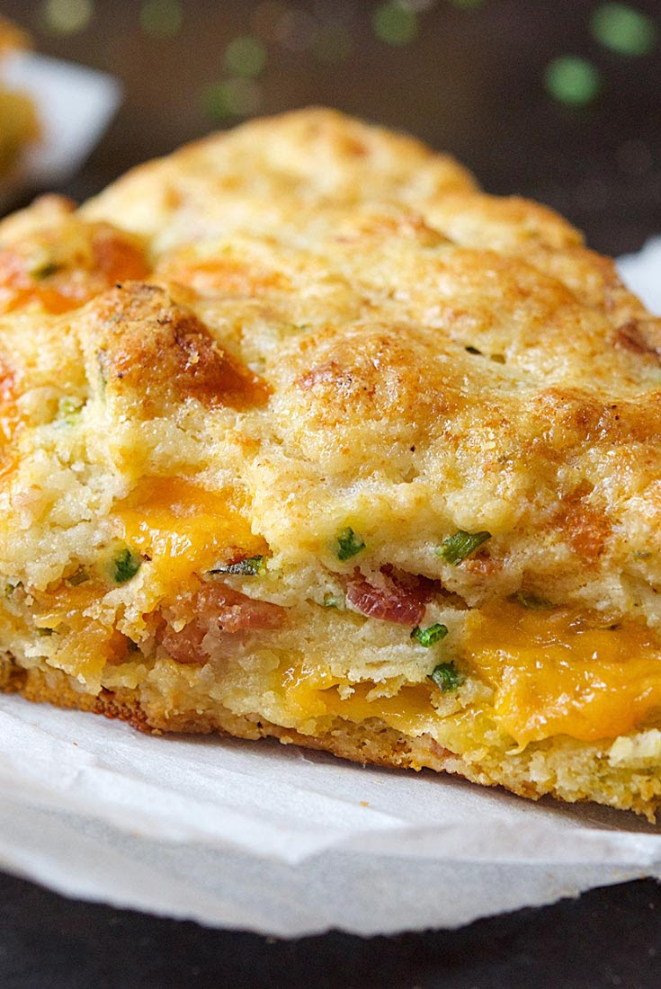BaconCheddarChive Scones Recipe King Arthur Flour