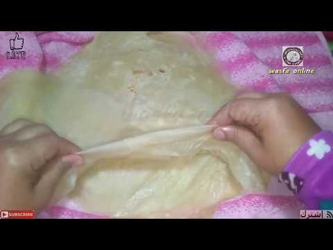 حصري/عندك شوية دقيق ومية/يلا هجوووم علي العيش السوري عيش الشاورما/خبز الصاج مع وصفة اون لاين