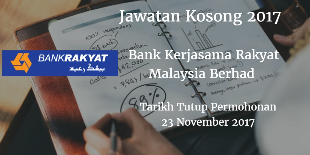 Jawatan Kosong Bank Rakyat 03 - 09 November 2017
