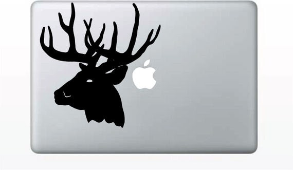 Evil Deer Macbook Computer Decal / Sticker