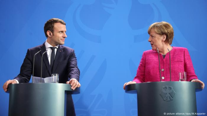 Antrittsbesuch des französischen Präsidenten Macron (picture alliance/dpa/M.Kappeler)